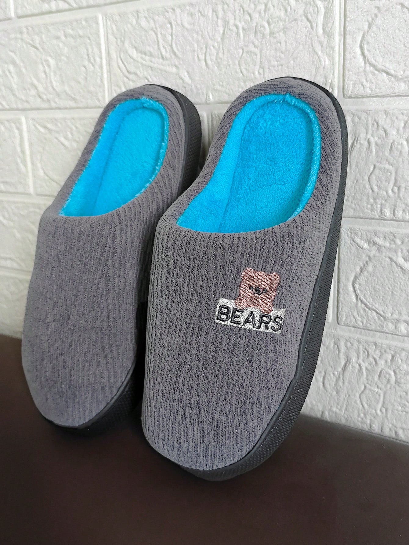 Women Shoes For Winter - Autumn Winter Solid Corduroy Bear Letter