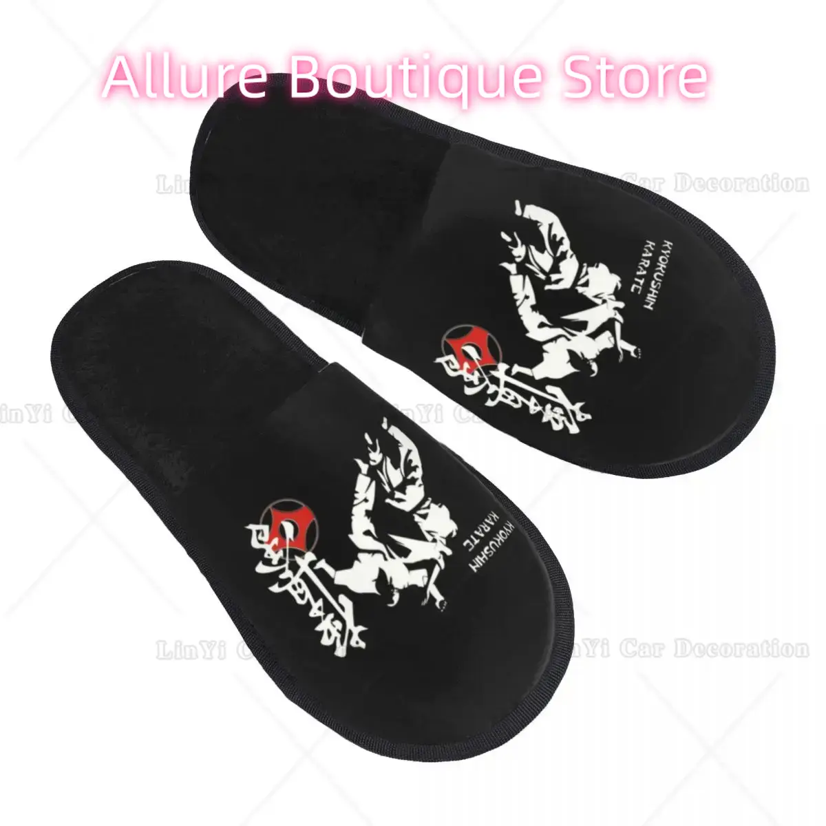 Women Shoes For Winter - Kyokushi Karate Kumite Scene House Slippers