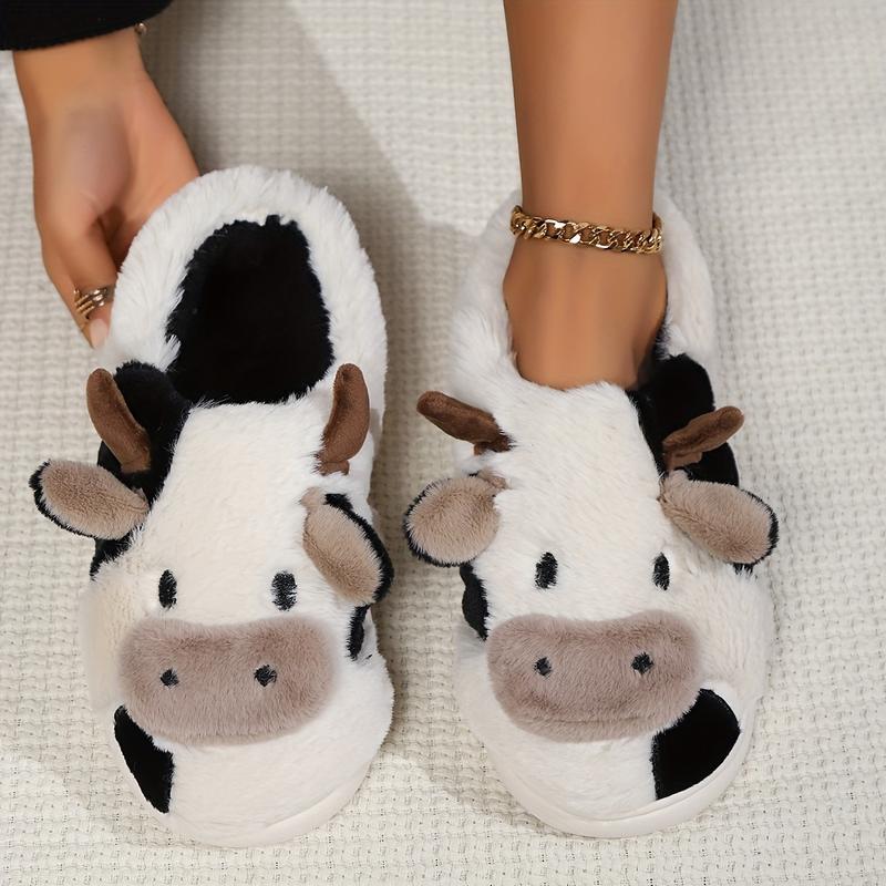 Women Shoes For Winter - Soft Cow Slippers for Women -