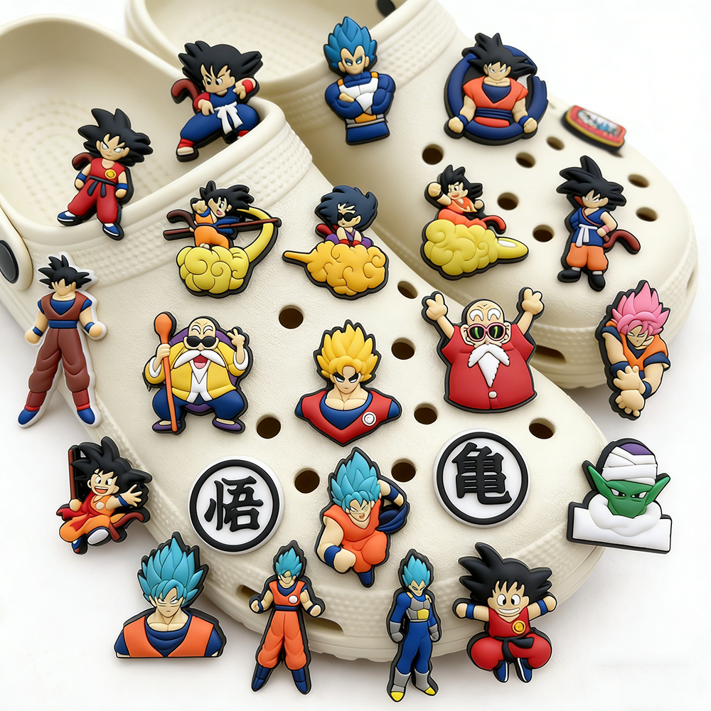Croc Style Clog - 22pcs Dragon Ball Series Shoe Charms