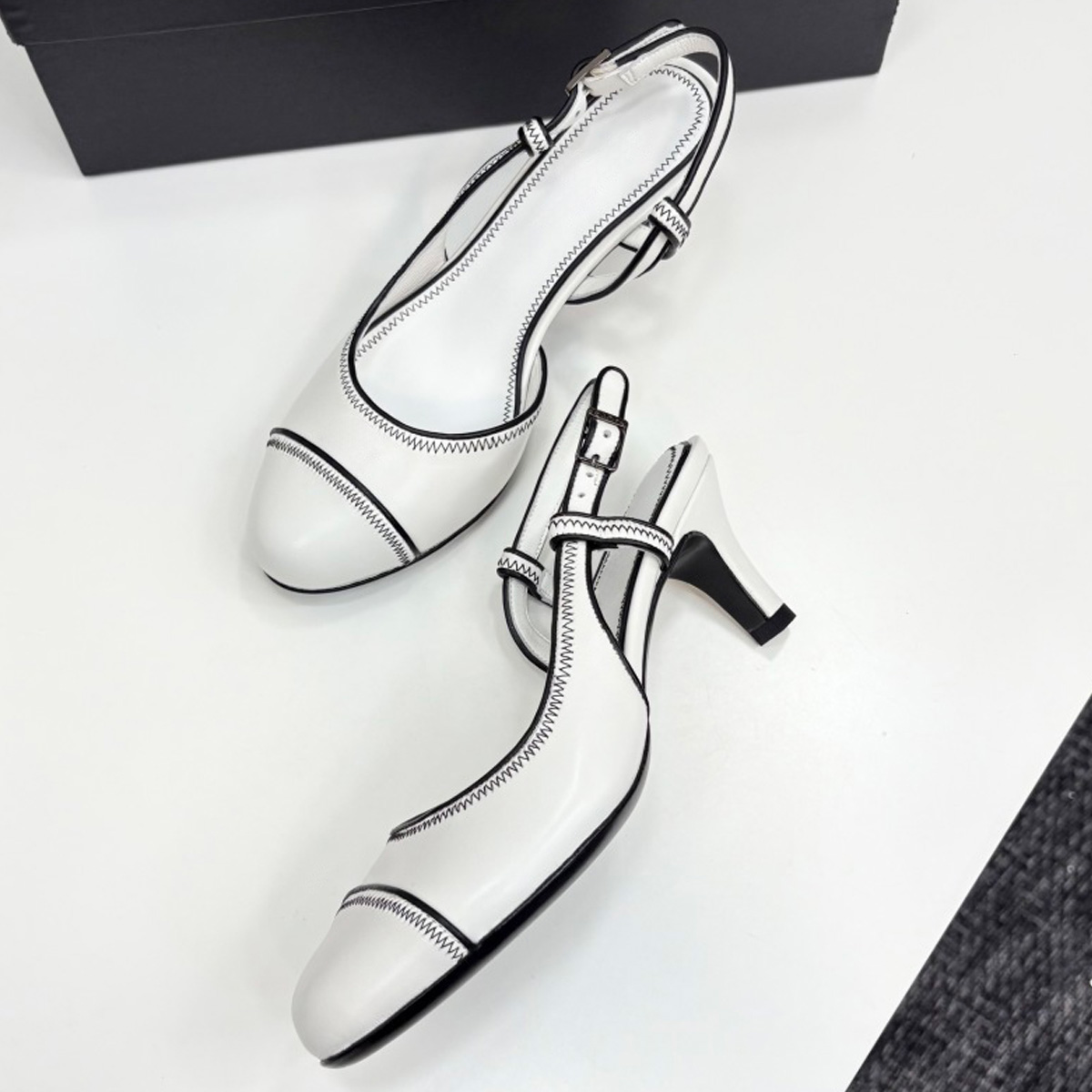 2026 Women's Leather Contrast  - огляд і ціна Women'S Shoes Kitten Heels