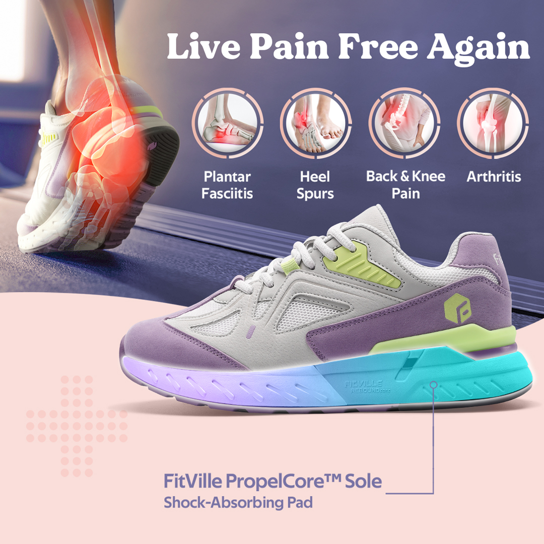 FitVille Women's Walking Shoes - огляд і ціна Women'S Shoes Extra Wide