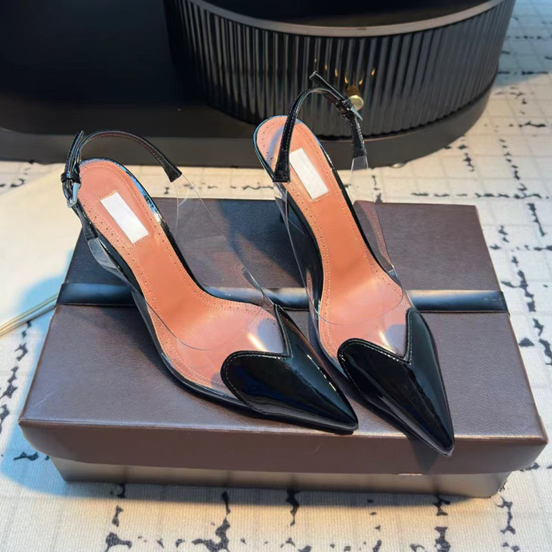 Designer Brand Original Heart- - огляд і ціна Clear Strap Heel