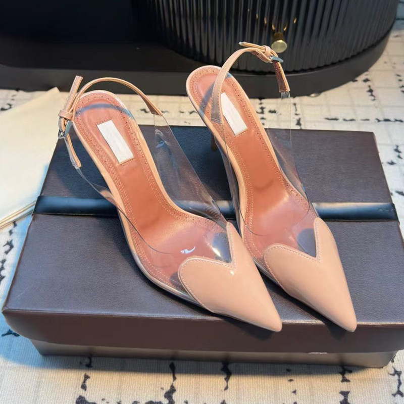 Designer Brand Original Heart- - огляд і ціна Clear Strap Heel