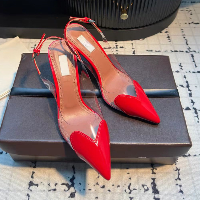 Designer Brand Original Heart- - огляд і ціна Clear Strap Heel