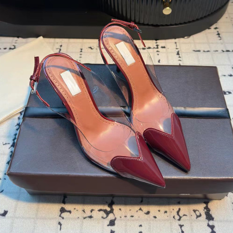 Designer Brand Original Heart- - огляд і ціна Clear Strap Heel