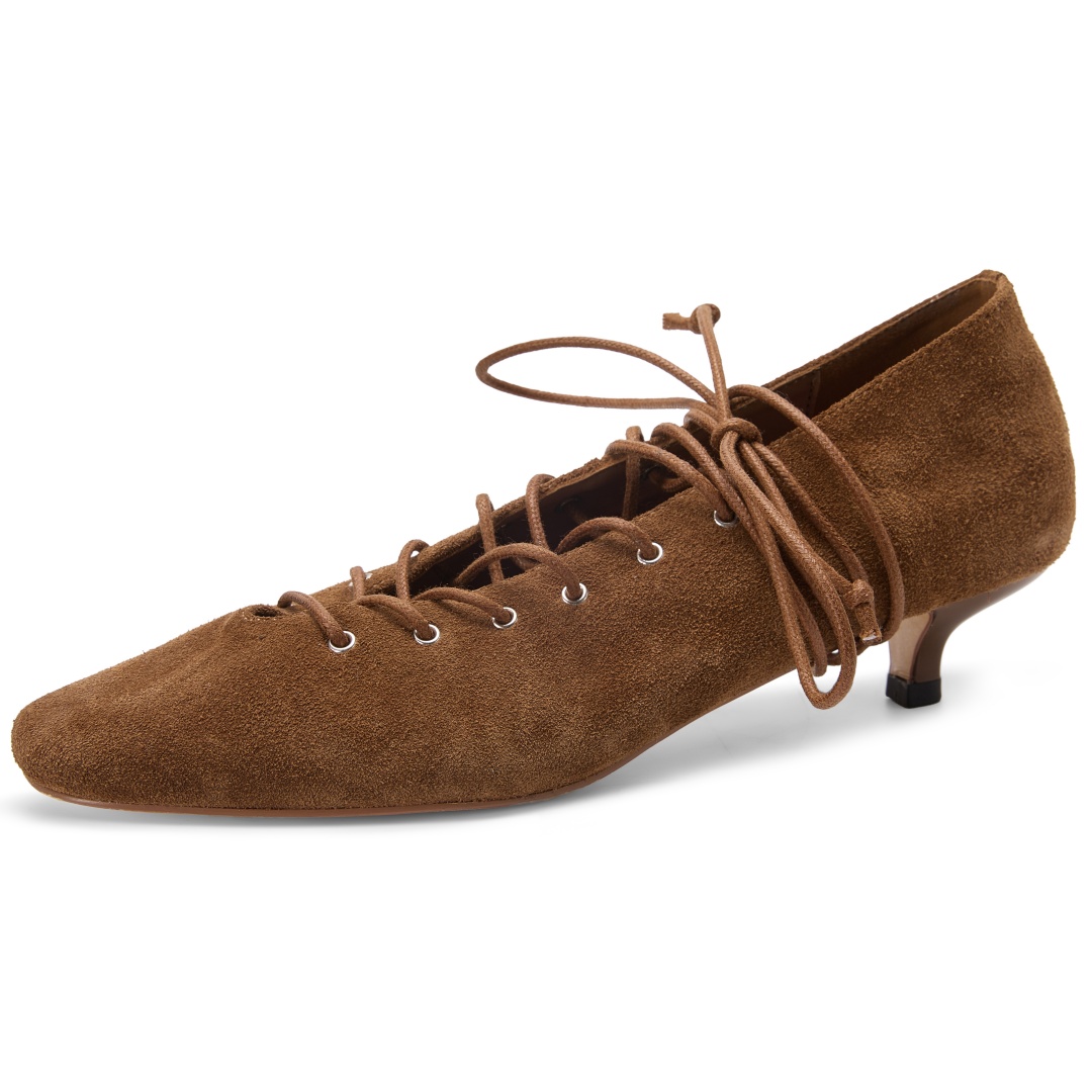 Women's natural suede leather  - огляд і ціна Women'S Shoes Kitten Heels