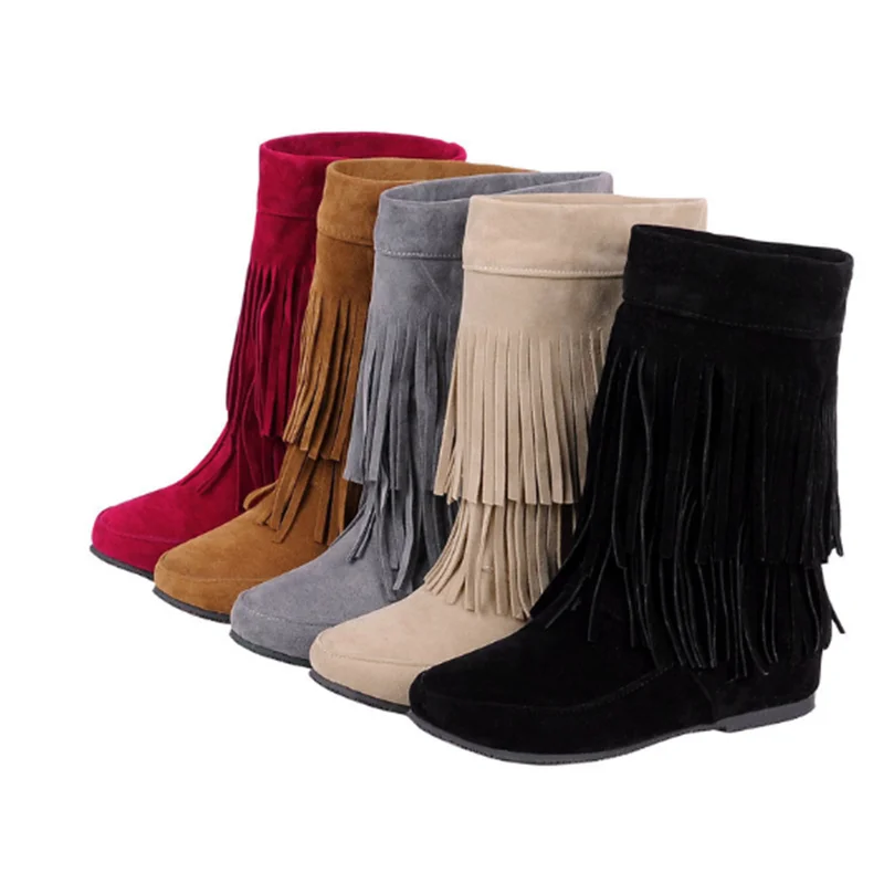 Lady Mid-Calf Winter Boots Rou - огляд і ціна Women'S Shoes Extra Wide
