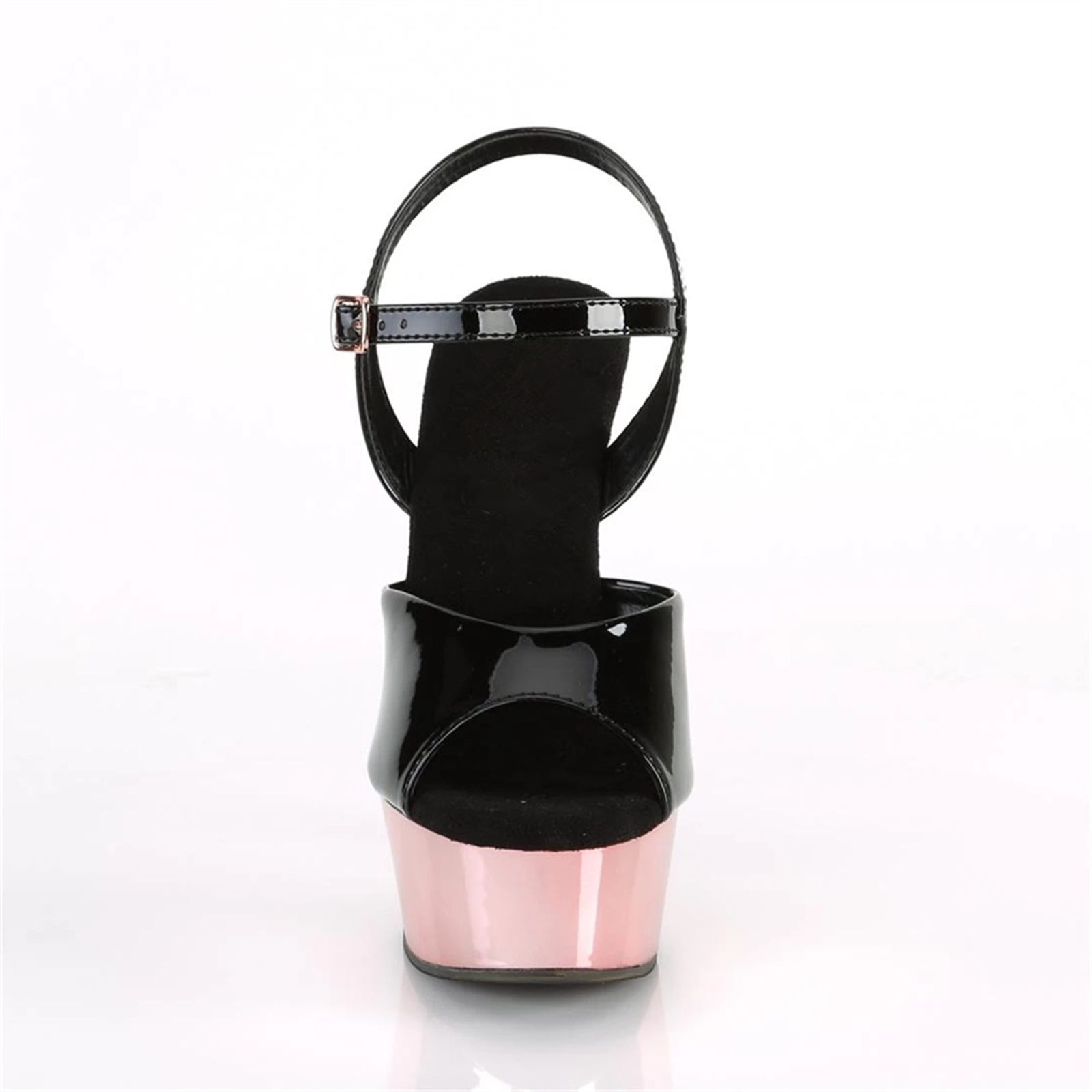 Neo Gothic Heels 15cm - Black  - огляд і ціна Clear Strap Heel
