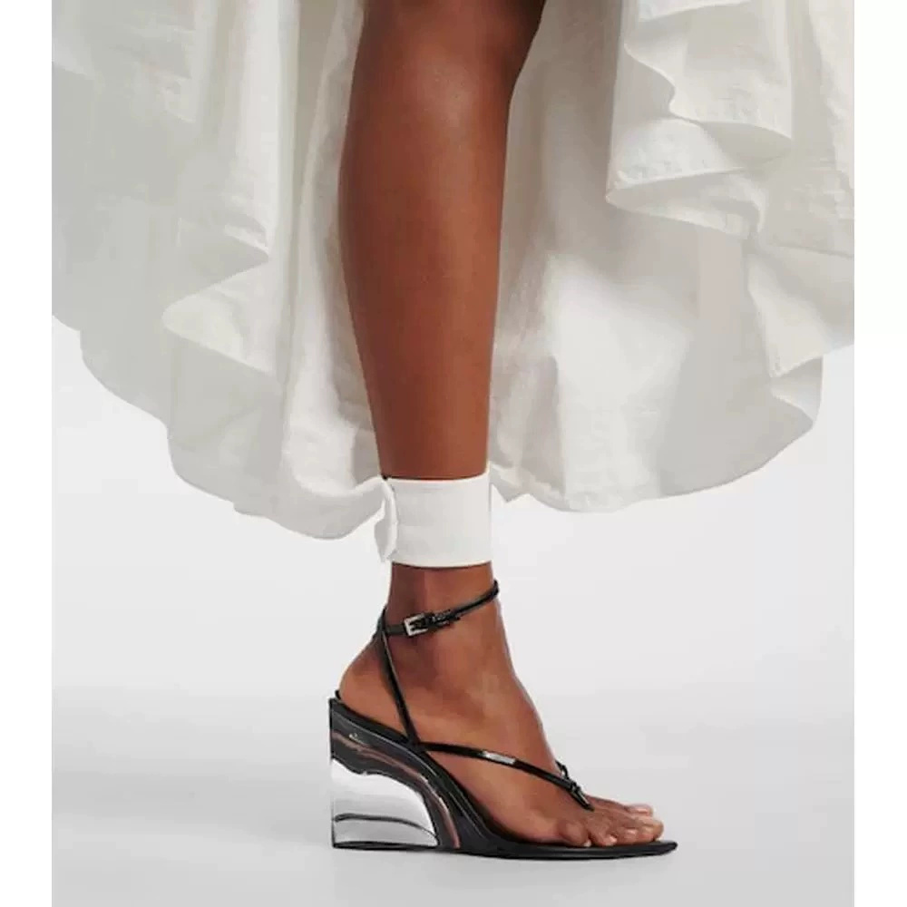 Women's Patent Leather Clear W - огляд і ціна Clear Strap Heel