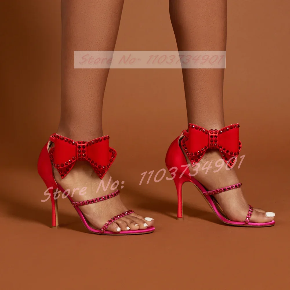 Butterfly-knot Crystals Clear  - огляд і ціна Clear Strap Heel