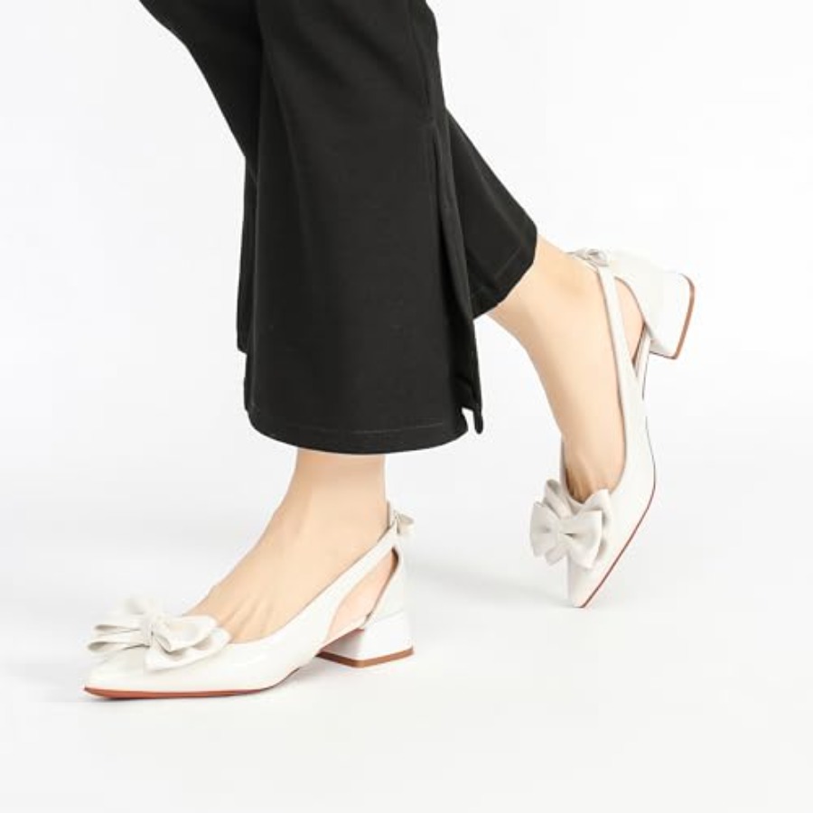 Slingback Jane Heels for Women - огляд і ціна Low Block Heel Pump