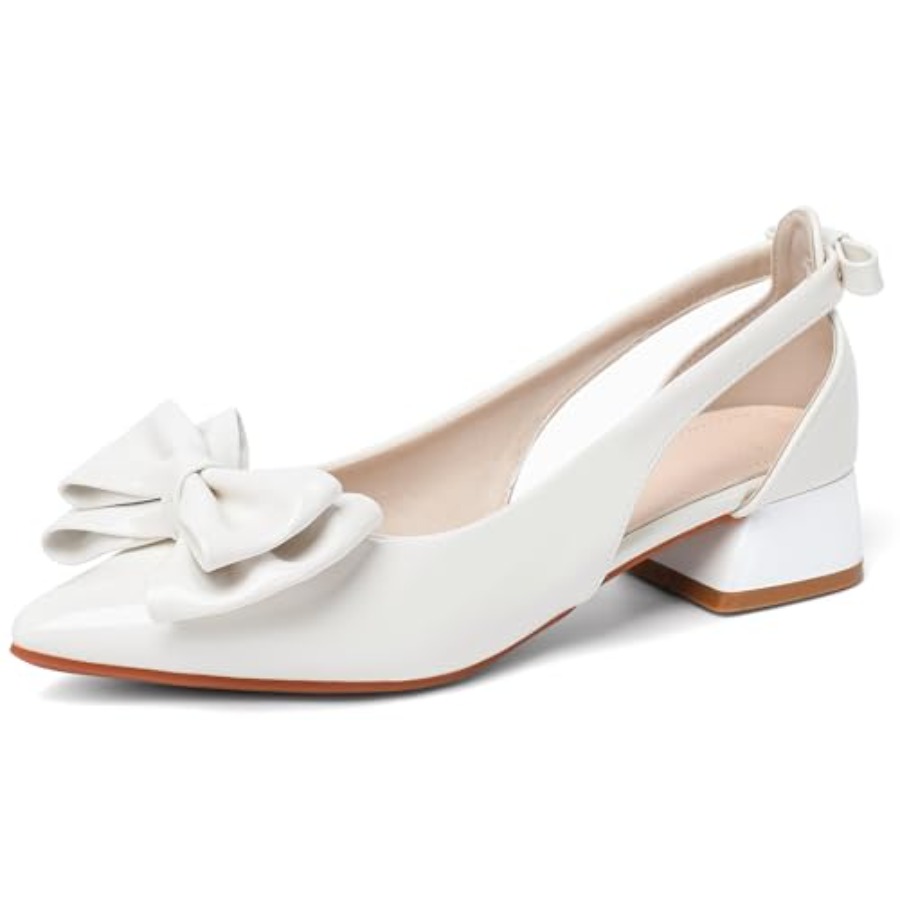 Slingback Jane Heels for Women - огляд і ціна Low Block Heel Pump