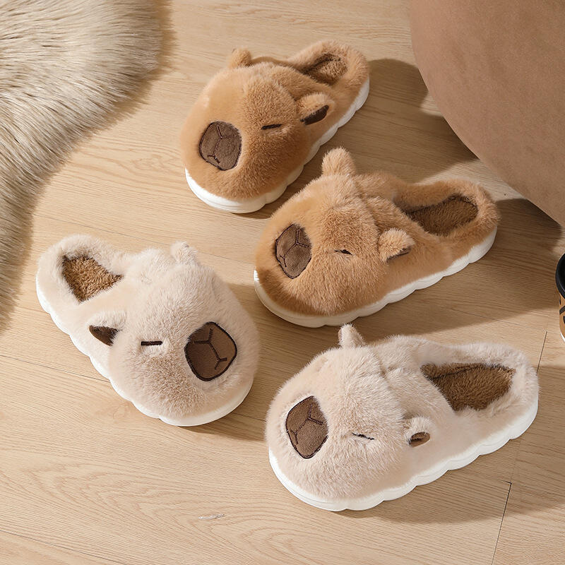 Cute Cartoon Capybara Cotton S - огляд і ціна Women Shoes For Winter