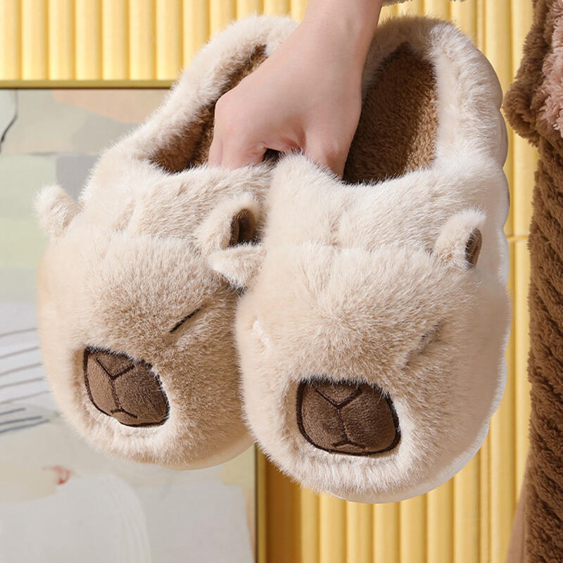 Cute Cartoon Capybara Cotton S - огляд і ціна Women Shoes For Winter