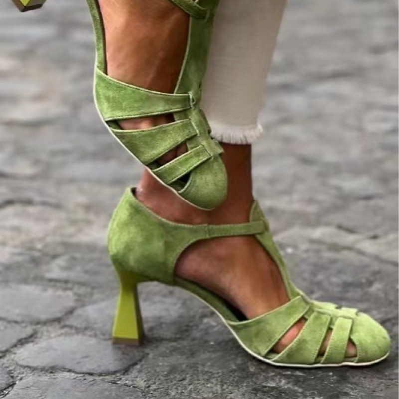 Women's Green Suede Kitten Hee - огляд і ціна Women'S Shoes Kitten Heels