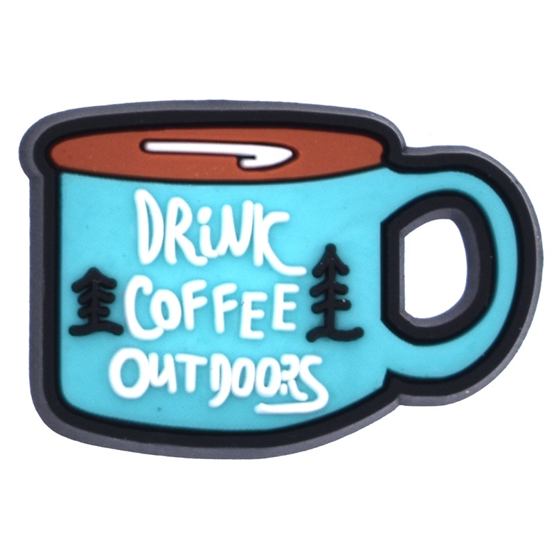 Coffee Cup Shoe Charms for Cro - огляд і ціна Croc Style Clog