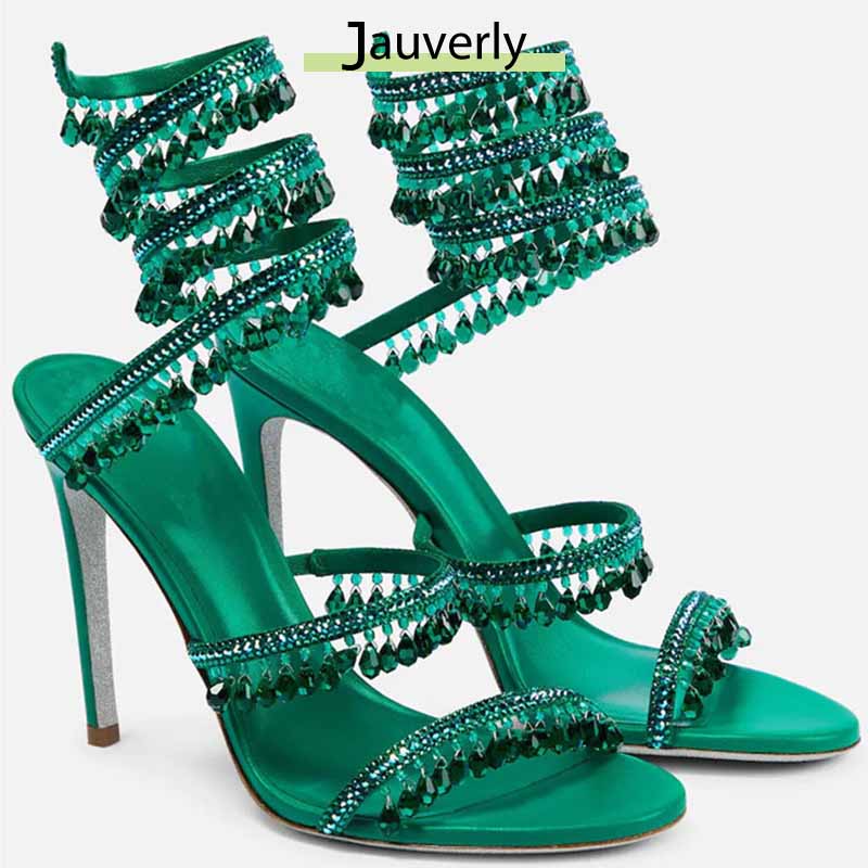 2026 Women's High Heels New Rh - огляд і ціна Rhinestone Sandal Women