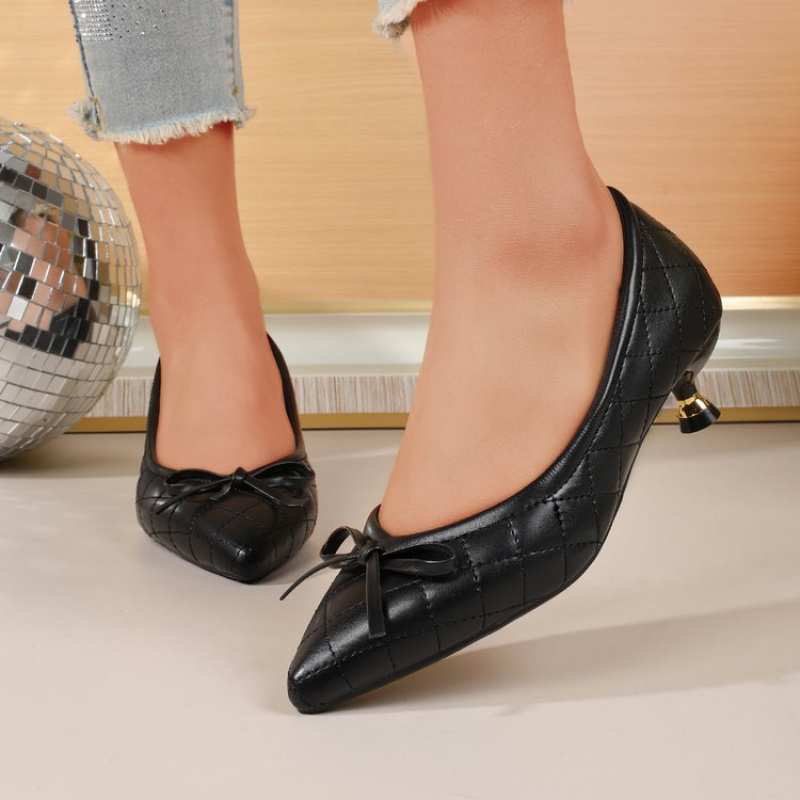 Vintage Women's Pointed Toe Bo - огляд і ціна Women'S Shoes Kitten Heels