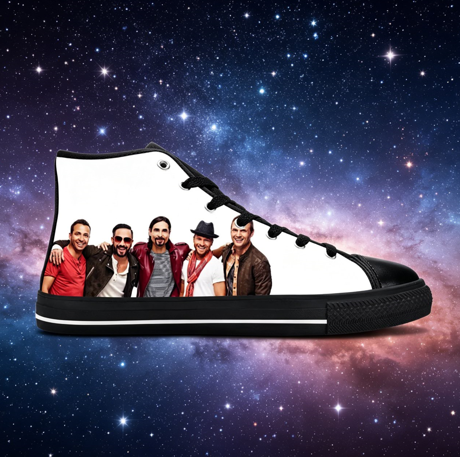 Backstreet Boys Logo Print Hig - огляд і ціна Women Shoes Logo