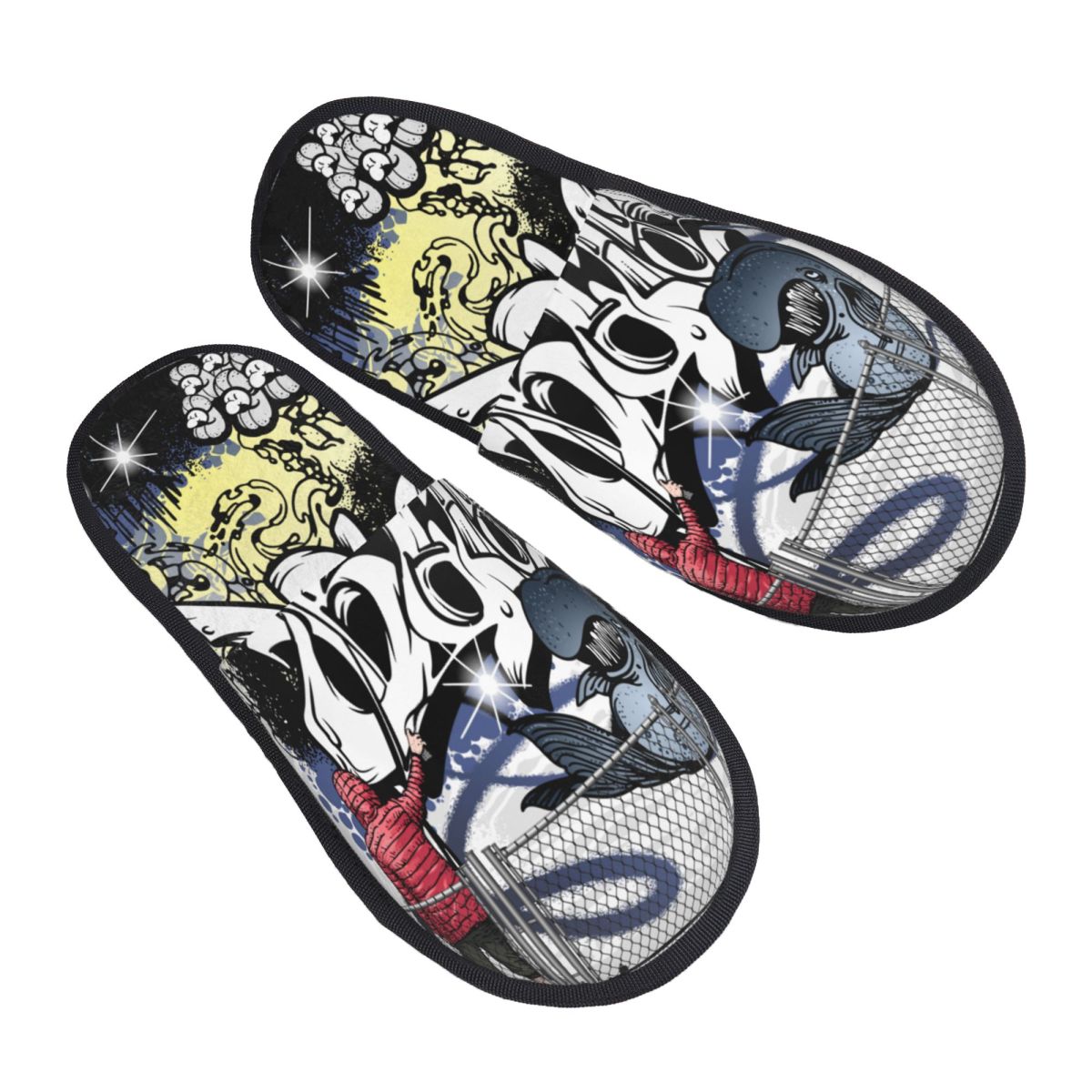 Graffiti Street Art House Slip - огляд і ціна Women Shoes For Winter