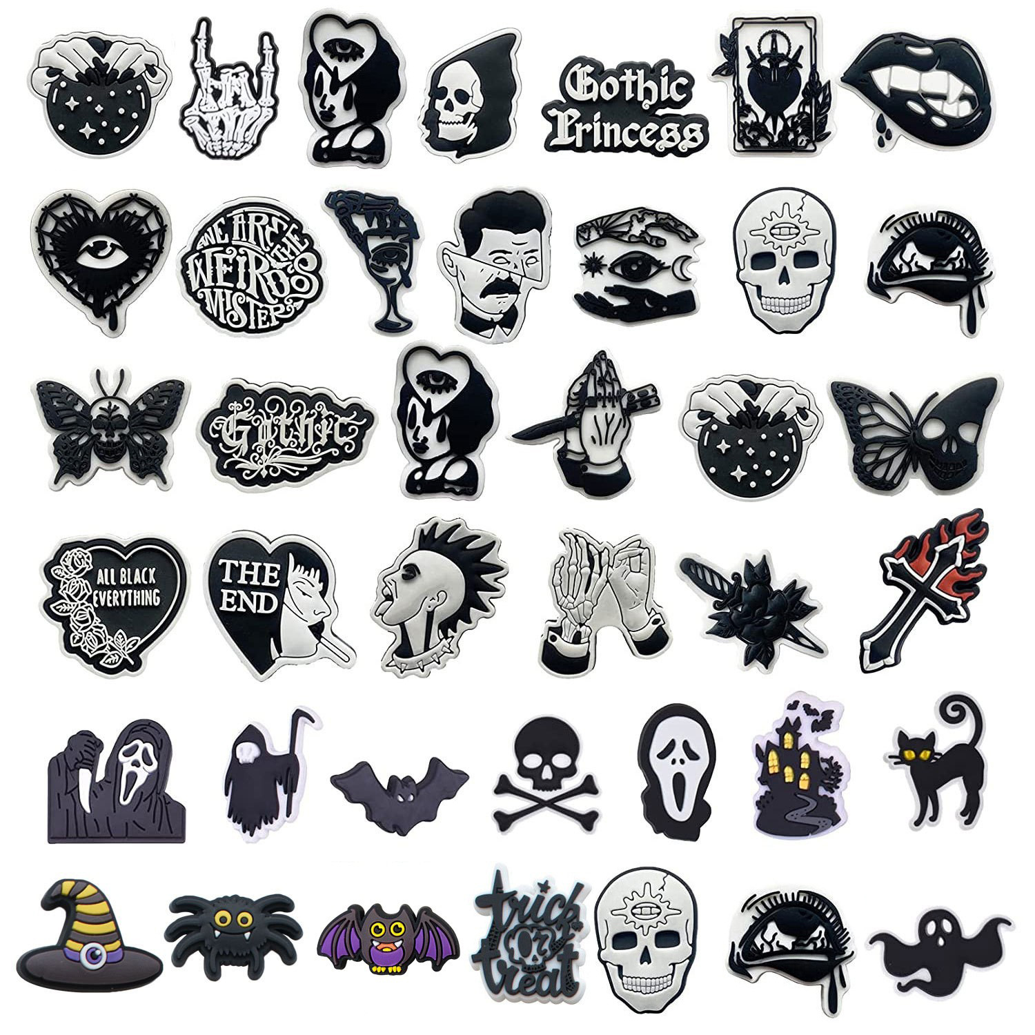 Horror Halloween Shoe Charms f - огляд і ціна Croc Style Clog
