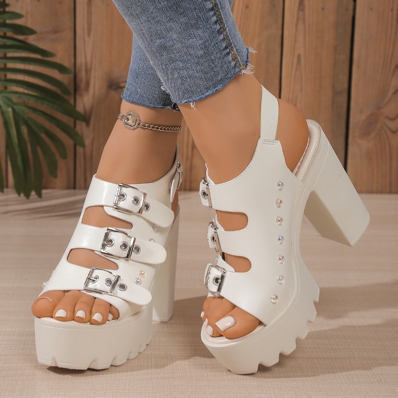 Super High Heel Sandals Summer - огляд і ціна Metallic Heel Sandal