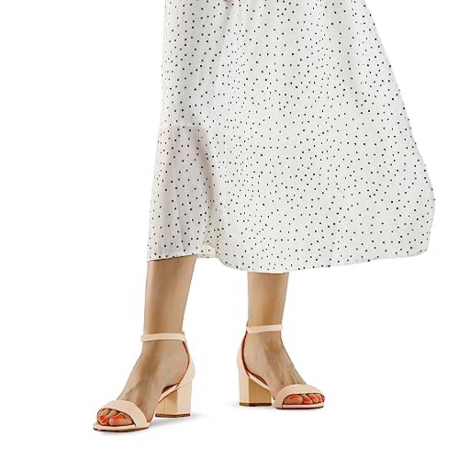 Women's Chunky Low Heels Open  - огляд і ціна Low Block Heel Pump