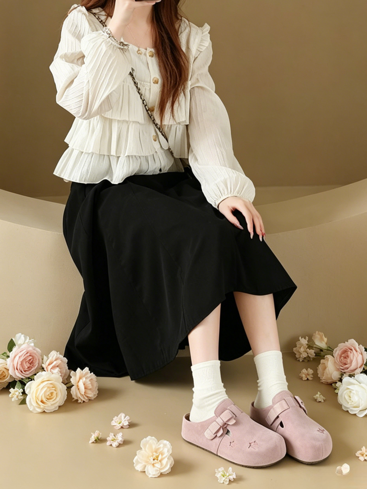 New Star Cutout Bow Mule Slipp - огляд і ціна Women'S Shoes For Wide Feet
