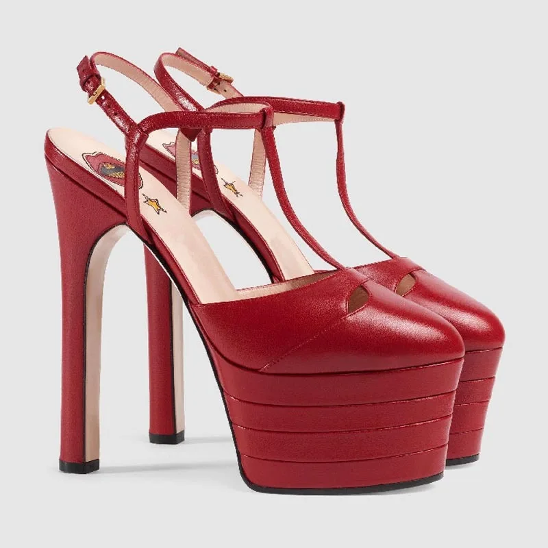2026 Women's Round Head Sandal - огляд і ціна Metallic Heel Sandal