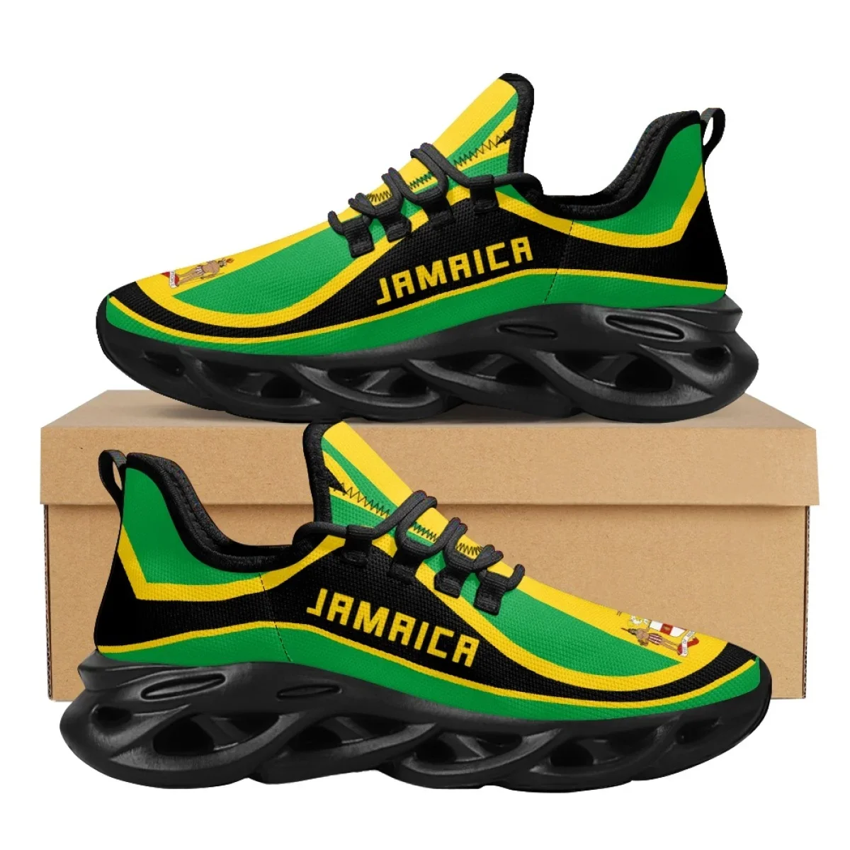Jamaica Flag Pattern Lightweig - огляд і ціна Women Shoes Name