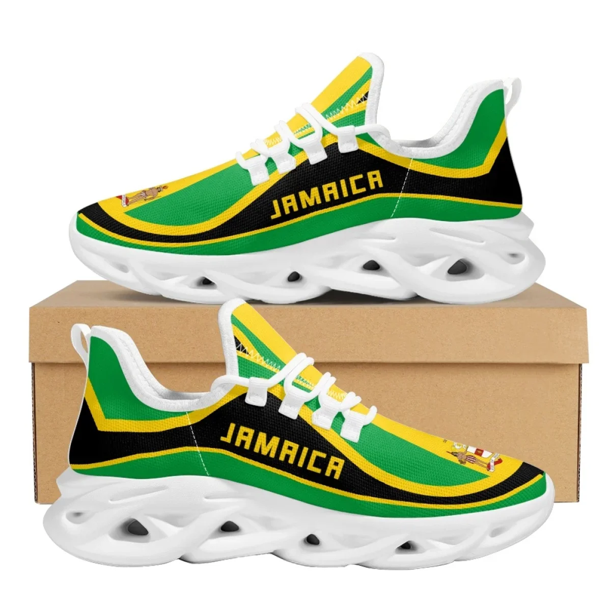 Jamaica Flag Pattern Lightweig - огляд і ціна Women Shoes Name