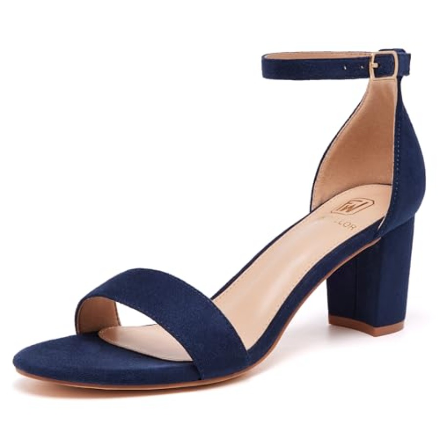 FW FRAN WILLOR Women Open Toe  - огляд і ціна Low Block Heel Pump