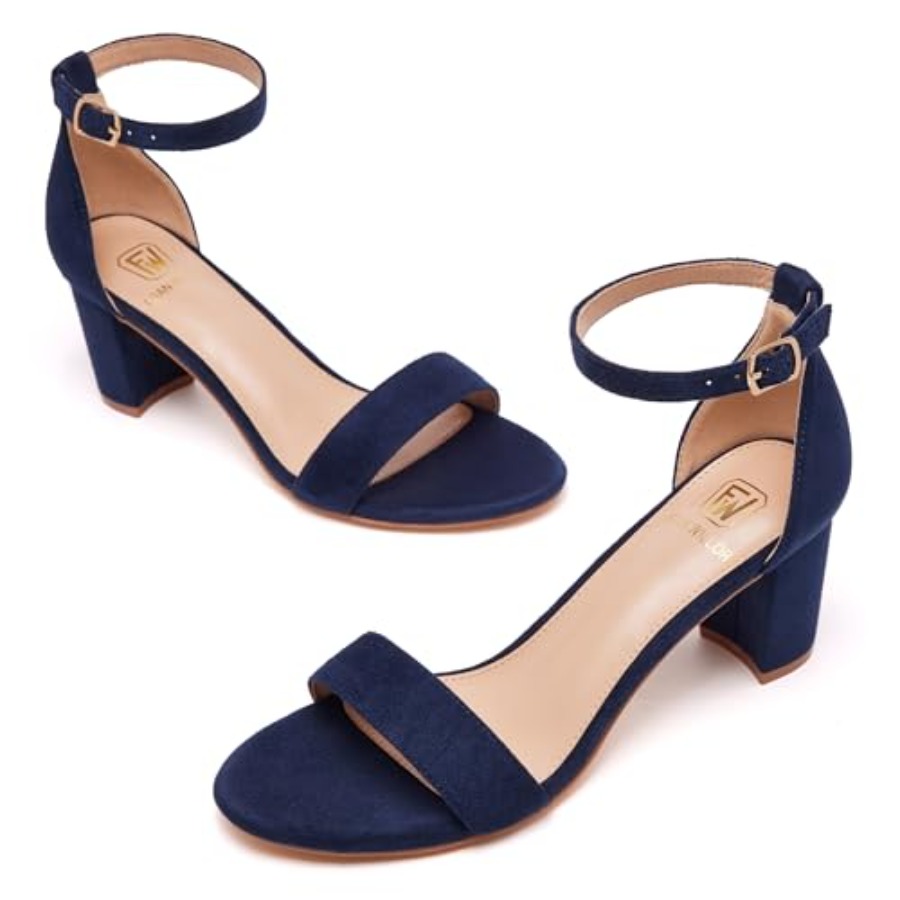 FW FRAN WILLOR Women Open Toe  - огляд і ціна Low Block Heel Pump