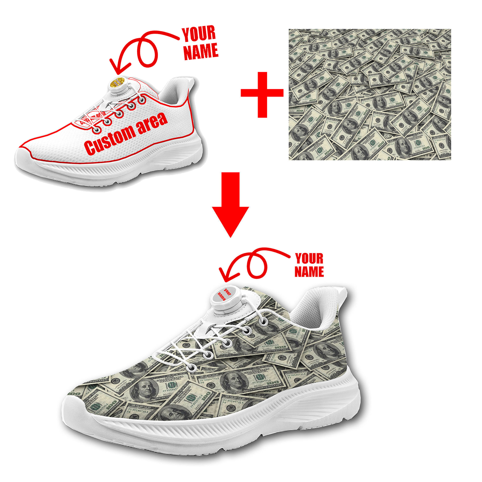 Custom Walking Shoes Men Woman - огляд і ціна Women Shoes Name