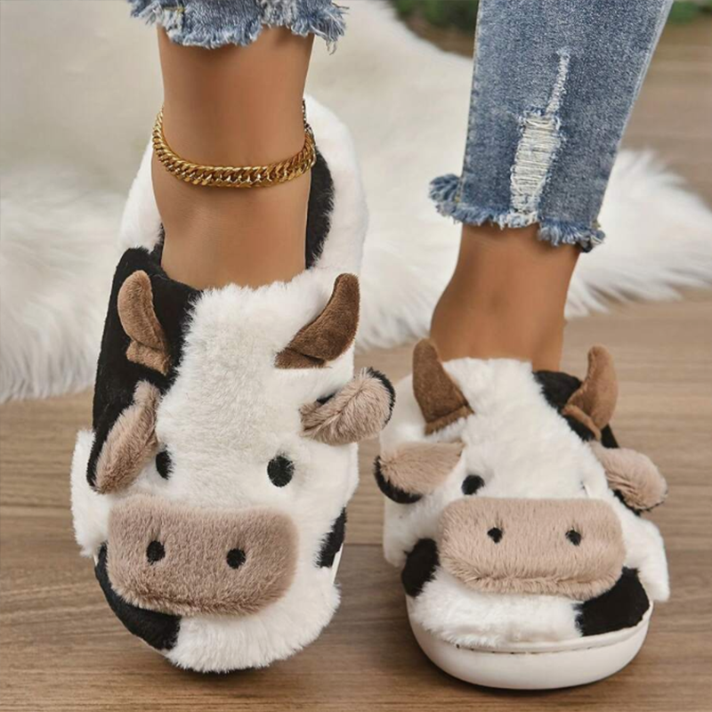 Soft Cow Slippers for Women -  - огляд і ціна Women Shoes For Winter