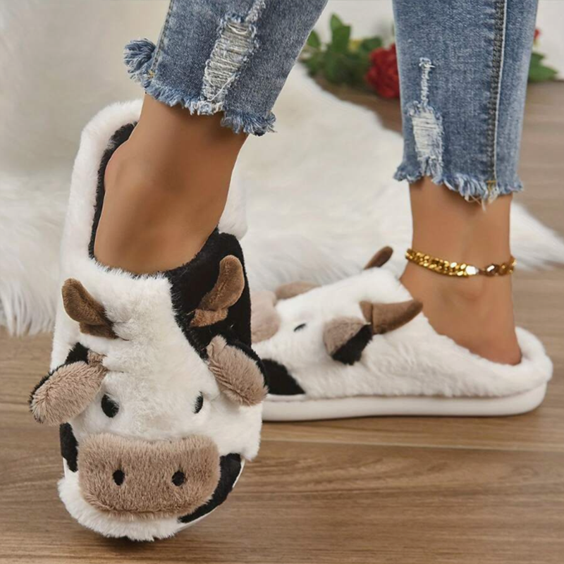 Soft Cow Slippers for Women -  - огляд і ціна Women Shoes For Winter