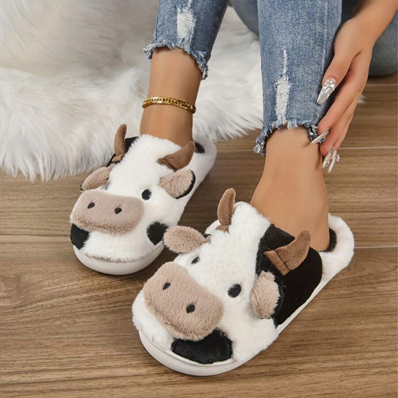 Soft Cow Slippers for Women -  - огляд і ціна Women Shoes For Winter