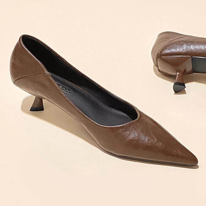 French Elegant Pointed Toe Sof - огляд і ціна Women'S Shoes Kitten Heels