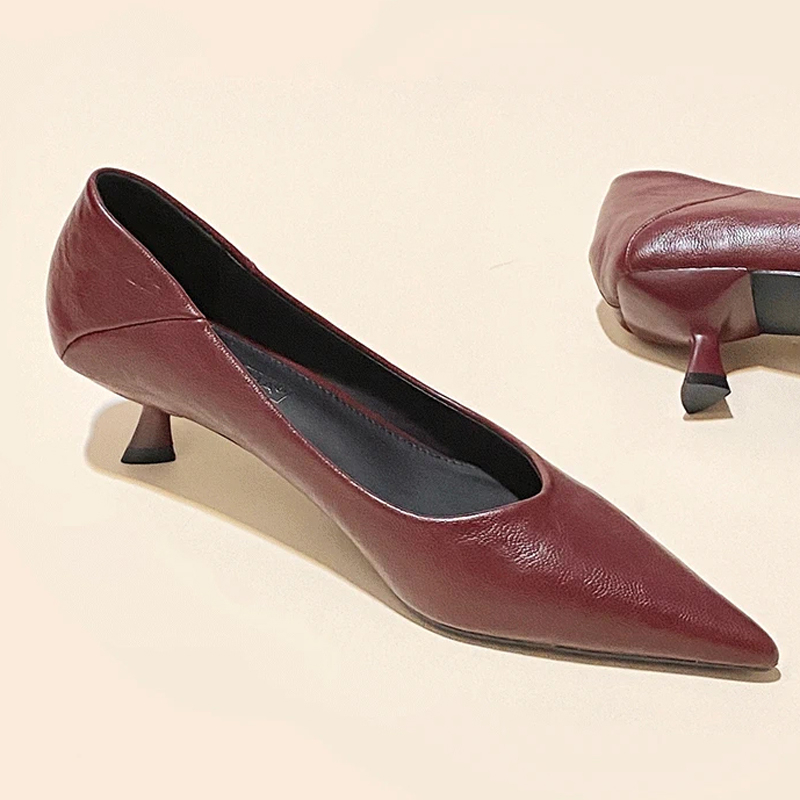 French Elegant Pointed Toe Sof - огляд і ціна Women'S Shoes Kitten Heels