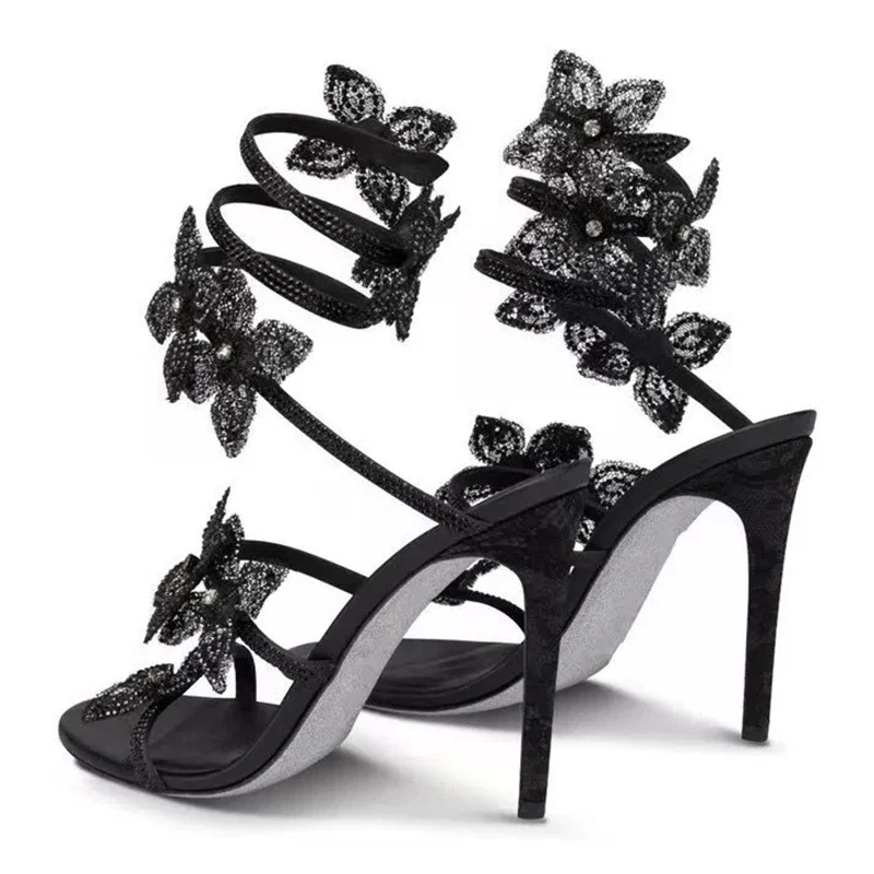 Aneikeh Fashion Crystal Rhines - огляд і ціна Rhinestone Sandal Women