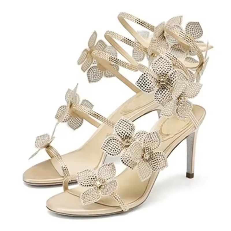 Aneikeh Fashion Crystal Rhines - огляд і ціна Rhinestone Sandal Women
