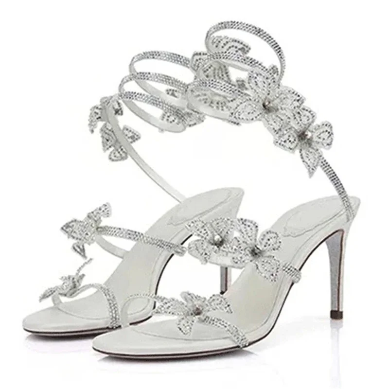 Aneikeh Fashion Crystal Rhines - огляд і ціна Rhinestone Sandal Women