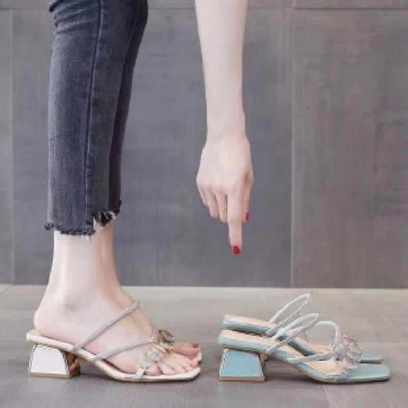 Women Summer Rhinestone Clear  - огляд і ціна Rhinestone Sandal Women