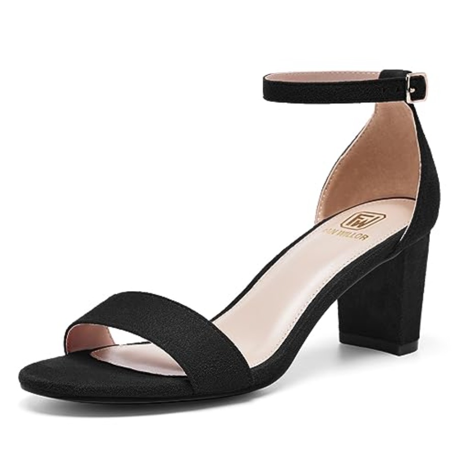 FW FRAN WILLOR Women Open Toe  - огляд і ціна Low Block Heel Pump